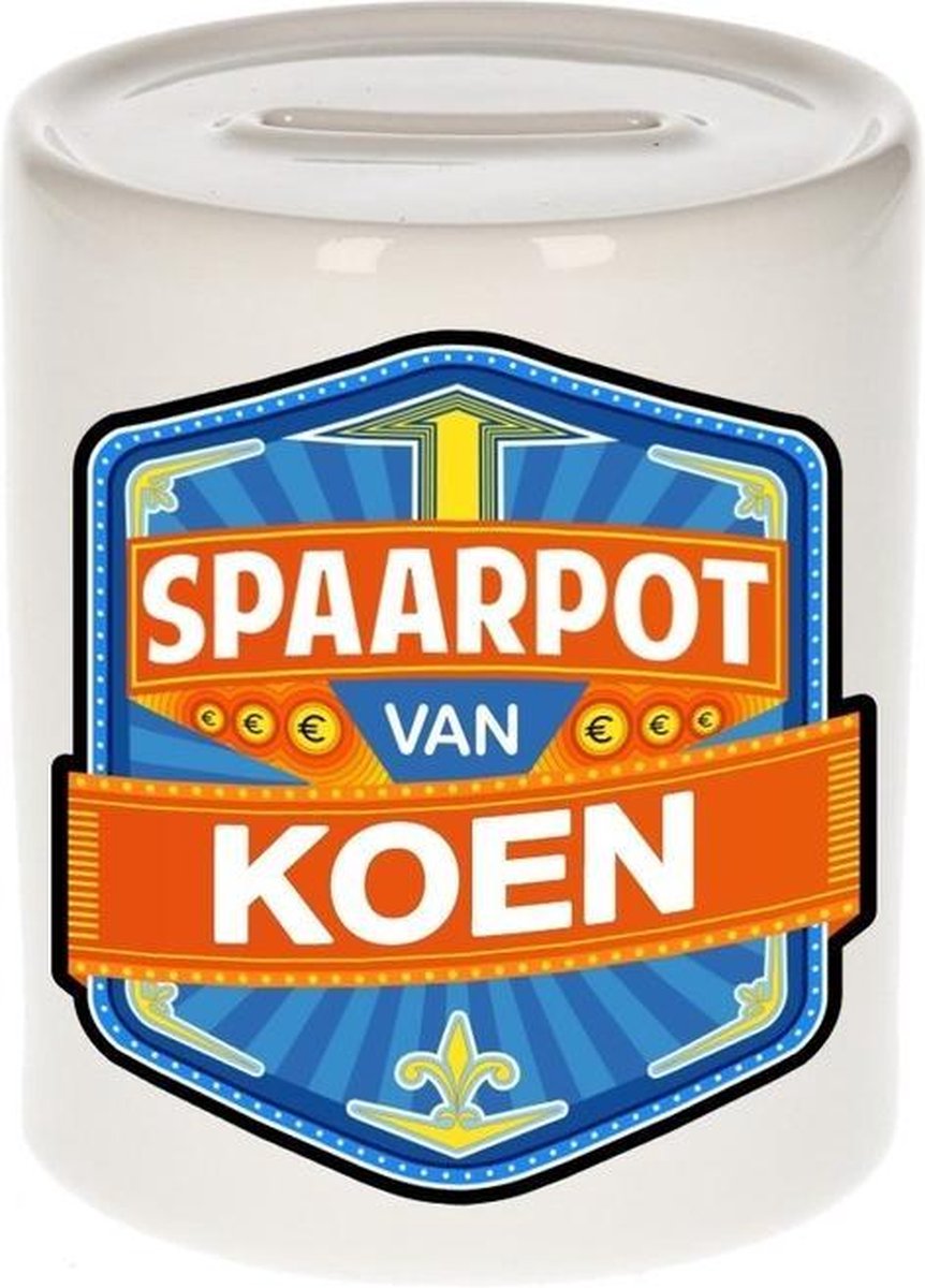 Kinder spaarpot voor Koen