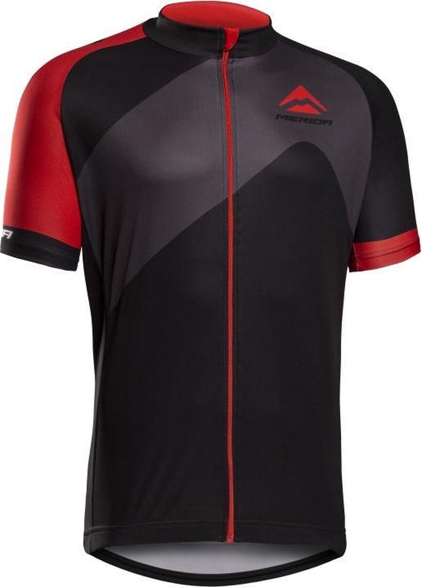 Merida Fietsshirt Kort zwart/rood XXXL