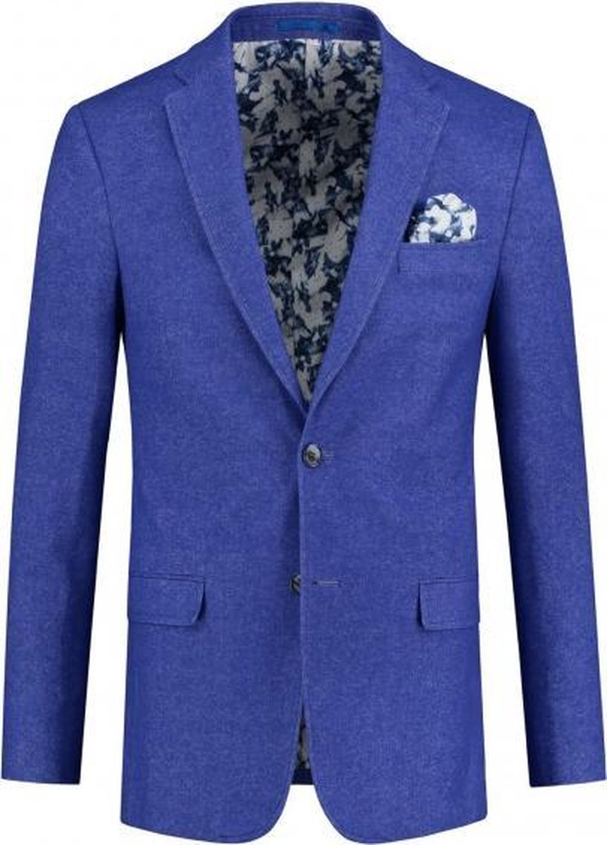 GENTS | Colbert Heren uni kobaltblauw 0099 Maat 50