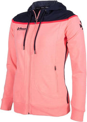 Reece Varsity Hooded Sweat Fz Ladies Sportvest Dames - Roze