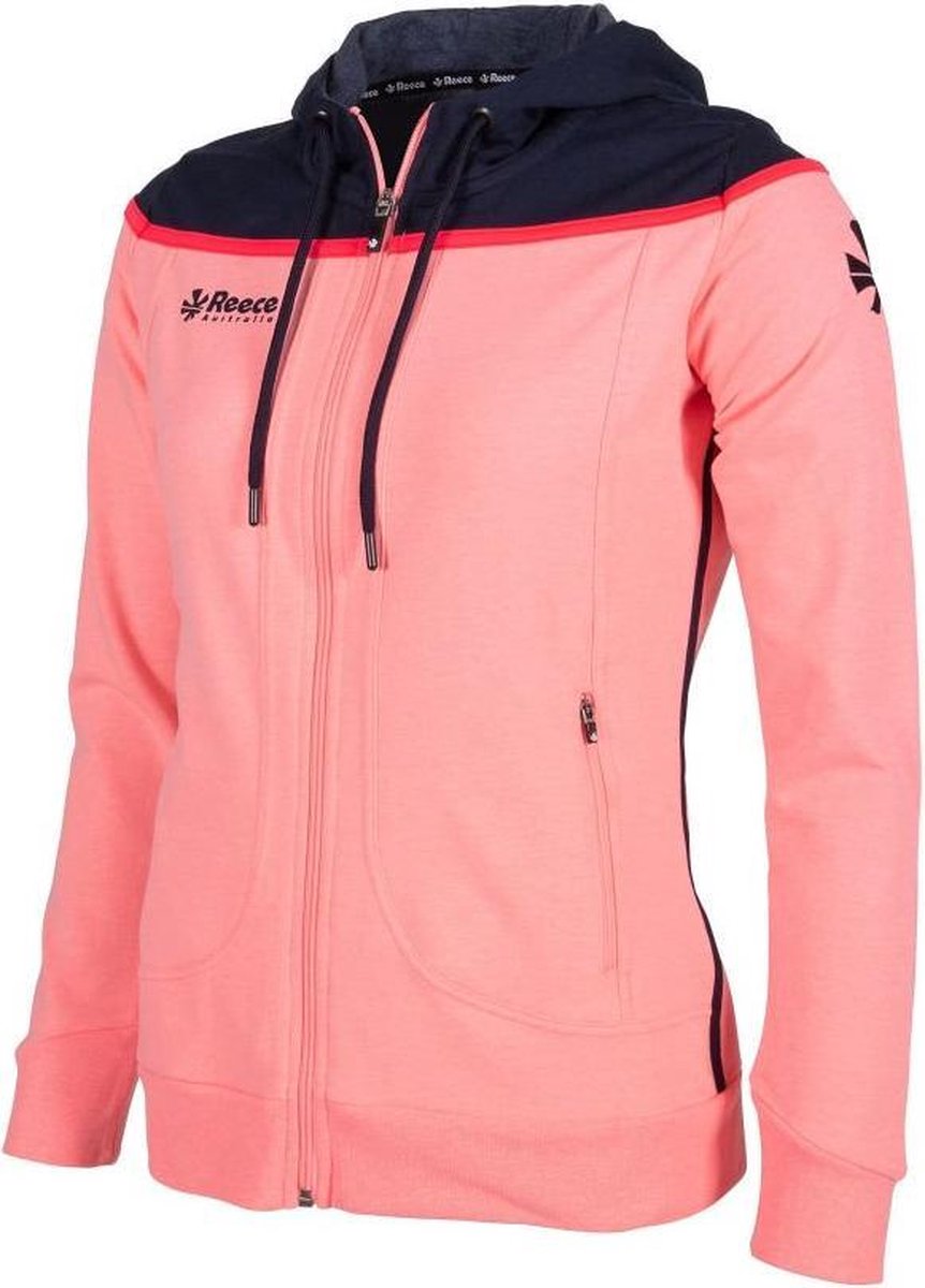 Reece Varsity Hooded Sweat Fz Ladies Sportvest Dames - Roze