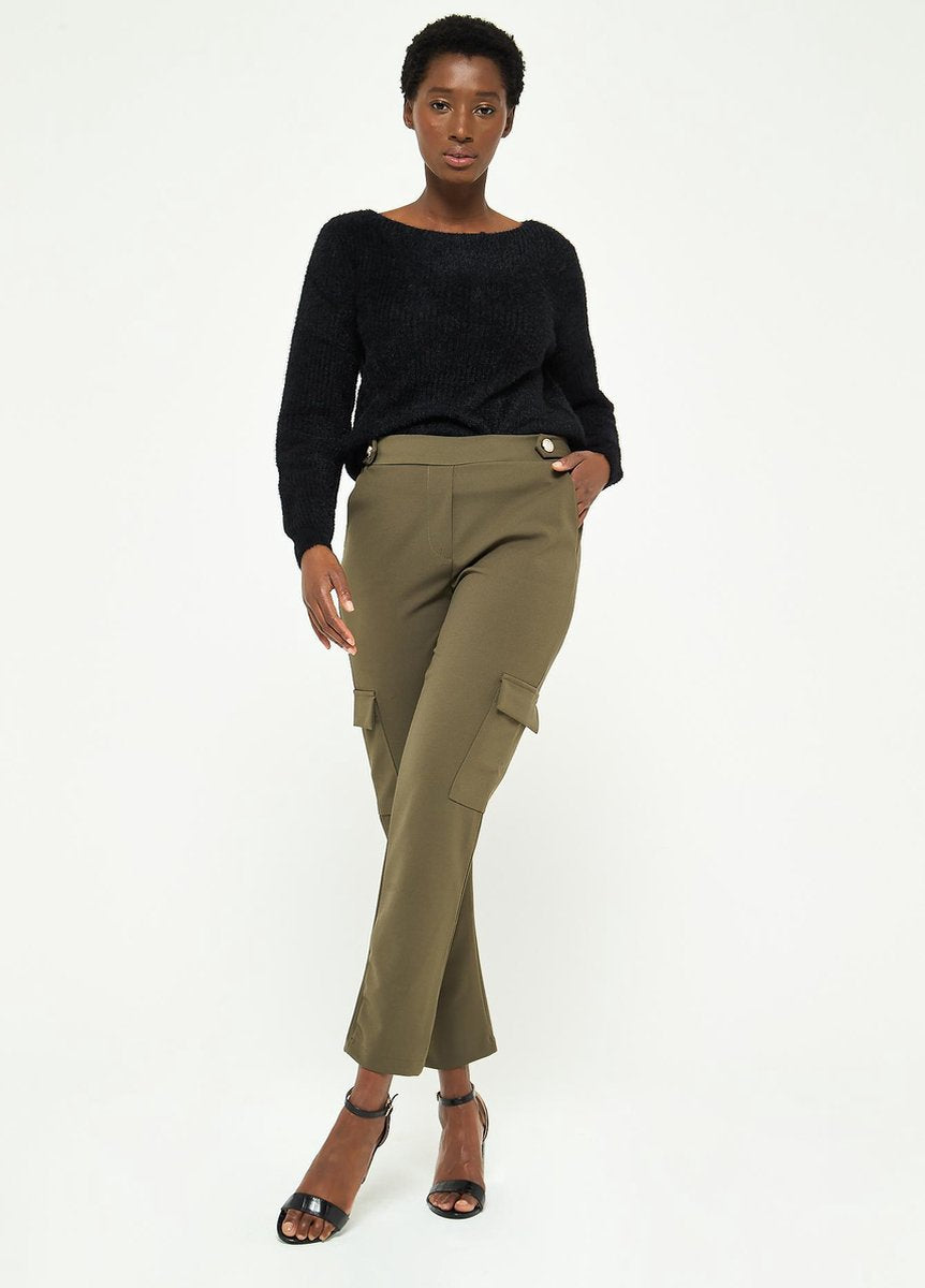 Losse cargo broek - Khaki