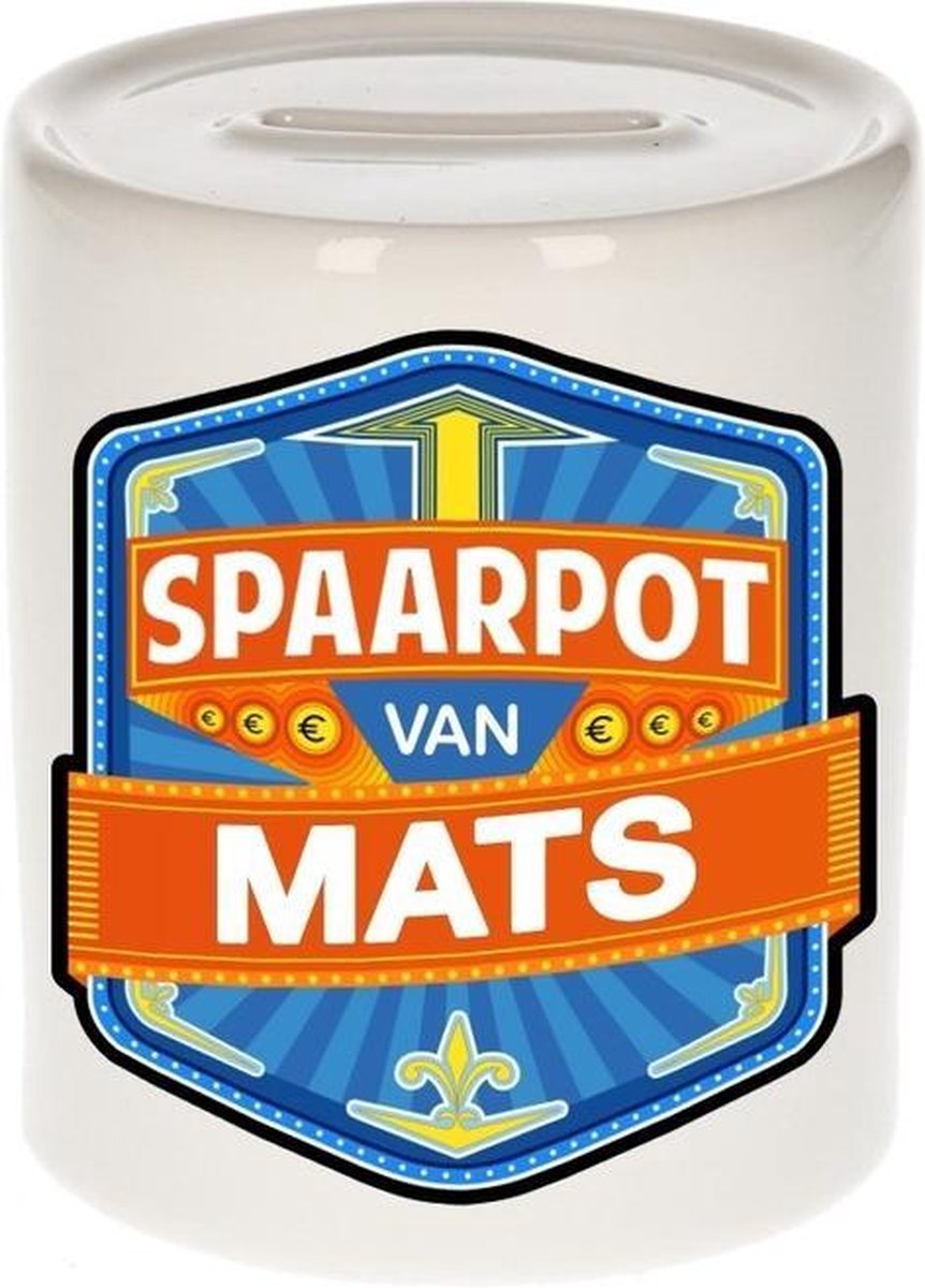 Kinder spaarpot voor Mats
