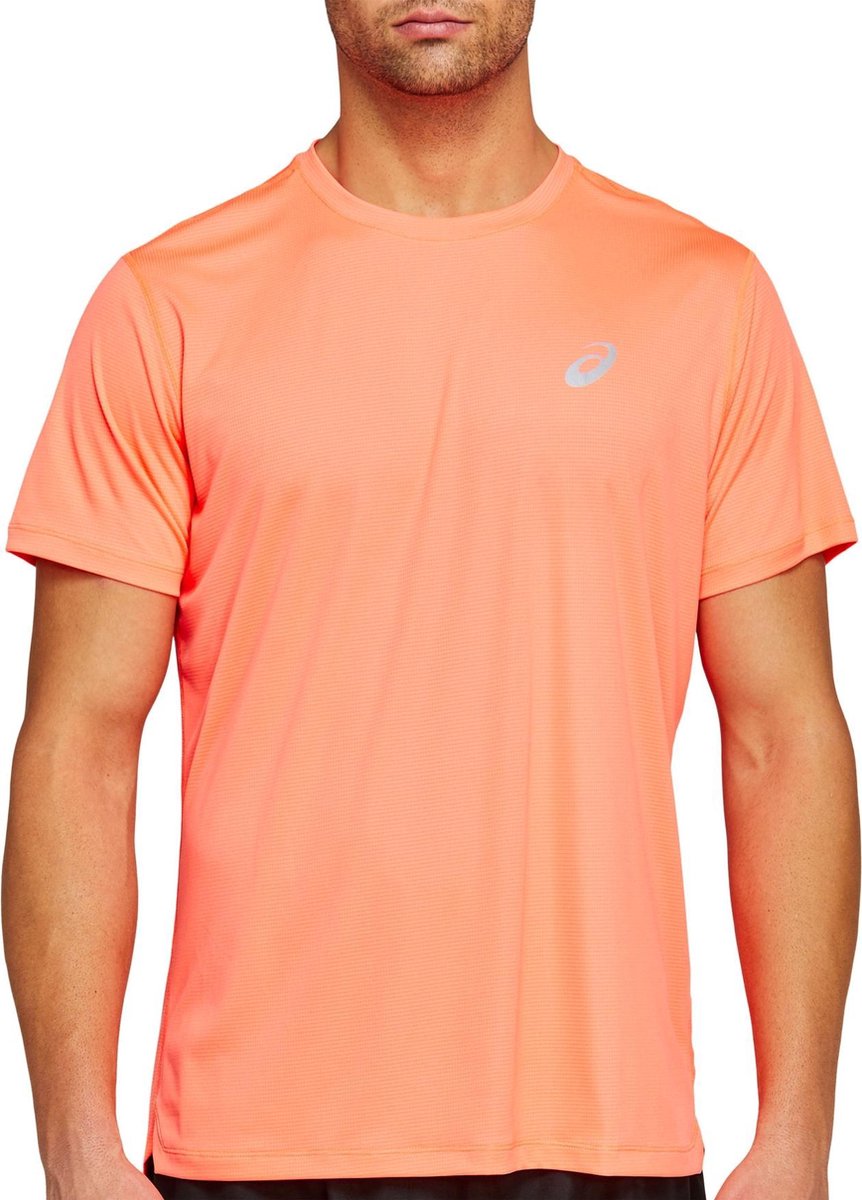Asics Silver  Sportshirt - Maat L  - Mannen - Oranje
