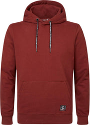 Petrol Industries - Heren Comfortabele hoodie - rood - Maat XL