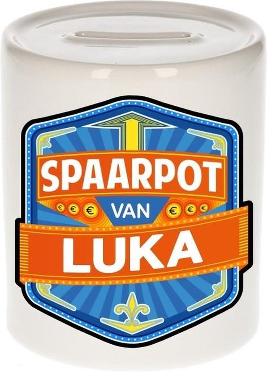 Kinder spaarpot voor Luka