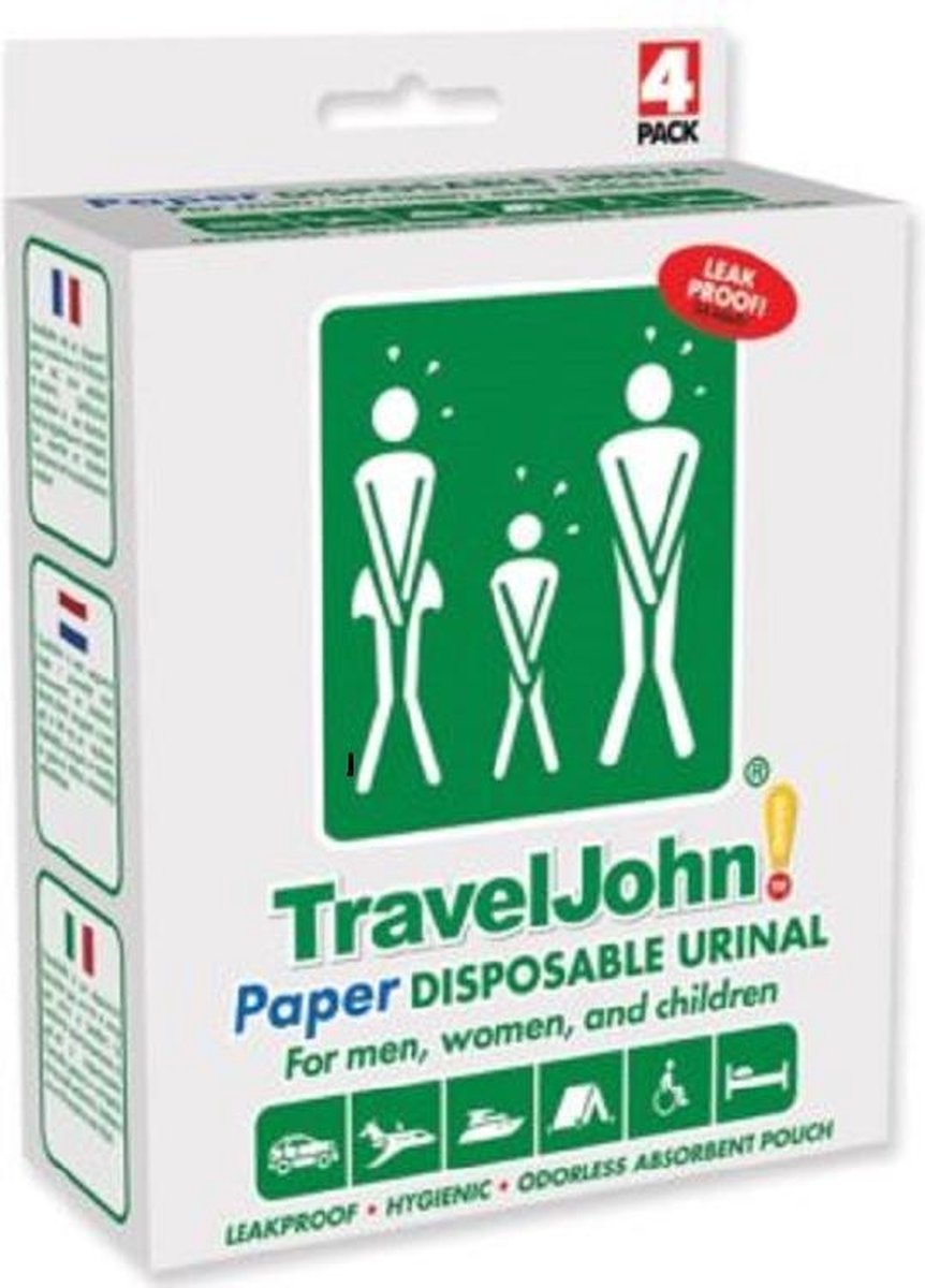 Deconet Plaszak-TRAVEL JOHN'- per 4 st- Papier