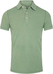 Ramatuelle Polo Heren - South Beach Polo donkere kleuren - Maat S  - Kleur  Groen  / Khaki