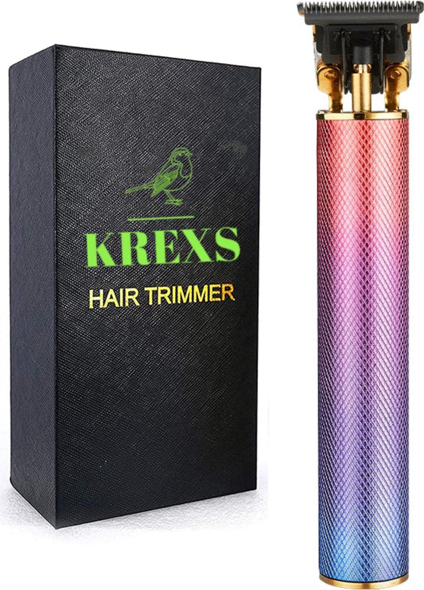 Krexs Rainbow Baardtrimmer - Tondeuse - Trimmer - Scheerapparaat - Haartrimmer – Baard