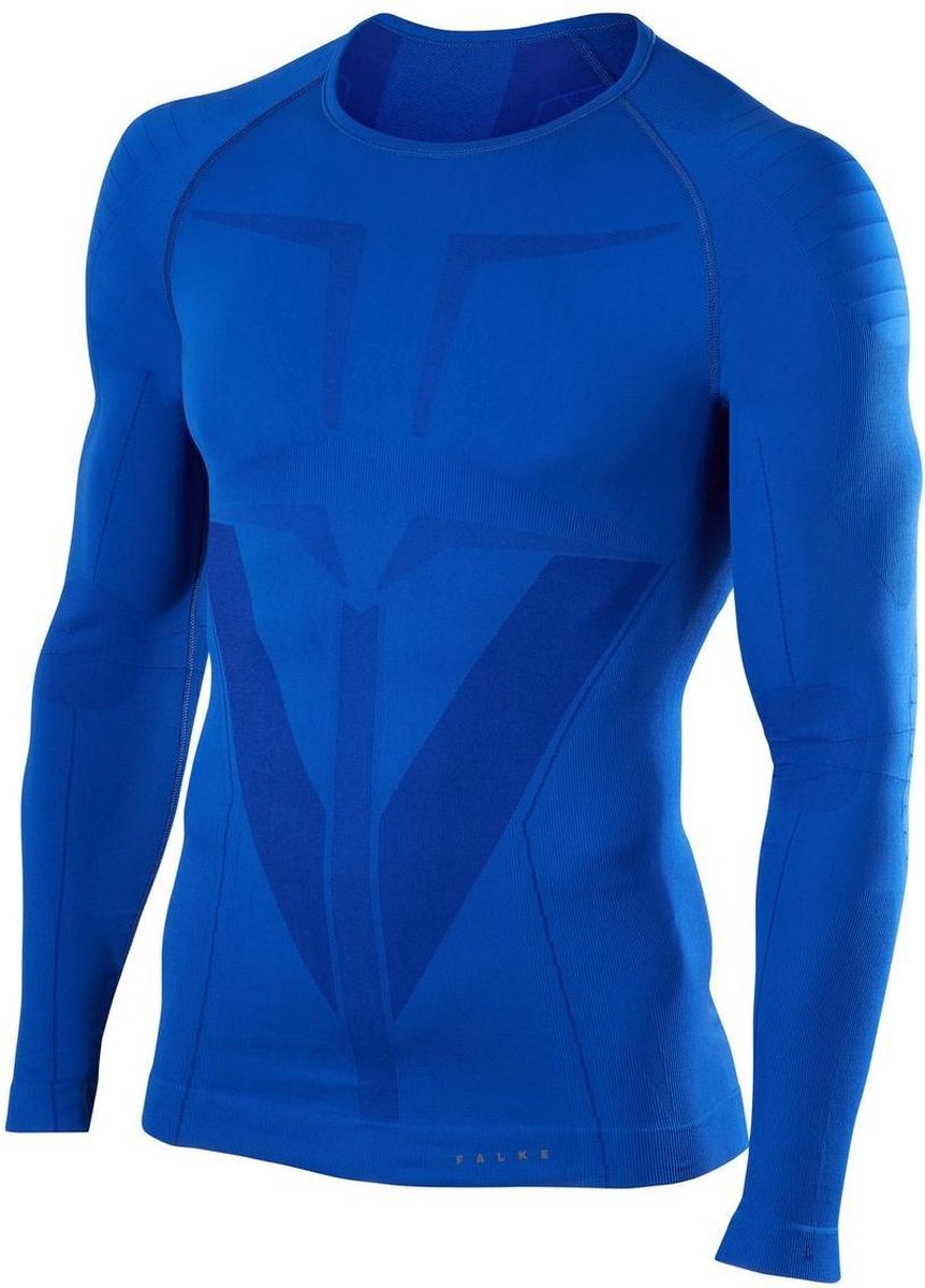 FALKE Warm Longsleeved Shirt Tight Heren 39611 - Blauw 6714 yve Heren - XXL