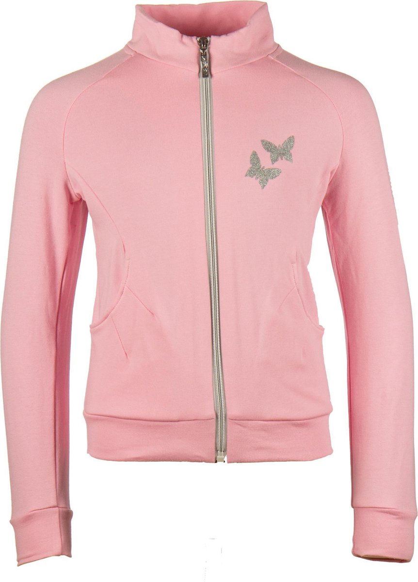 Papillon Vest Met Kraag Meisjes Roze Maat 104