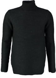 Dstrezzed zwarte relaxed fit structure koltrui met stretch - Maat M