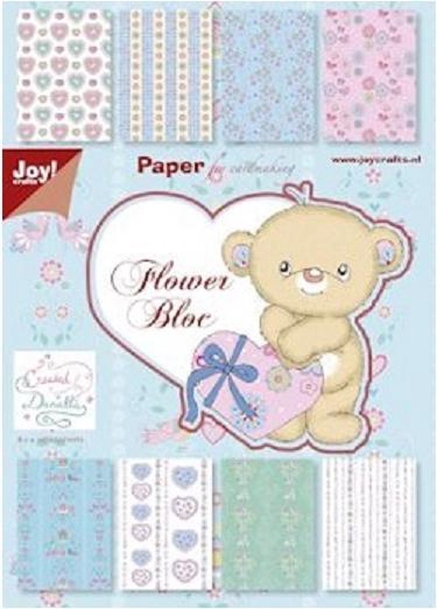 Joy - Design blok A5 - Flower Bloc - 6011-0055