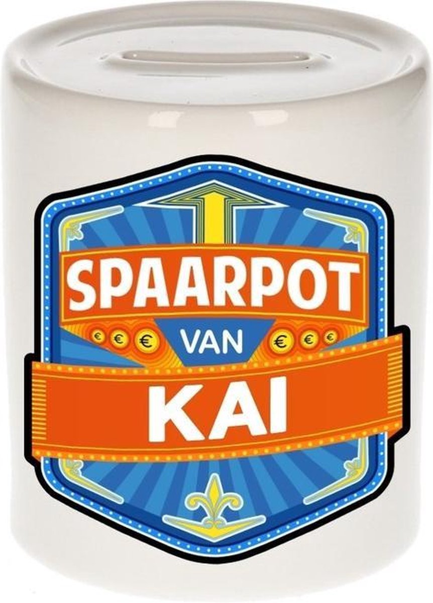 Kinder spaarpot voor Kai