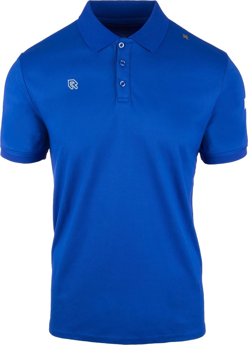 Robey Off Pitch Sportpolo - Maat M  - Mannen - blauw