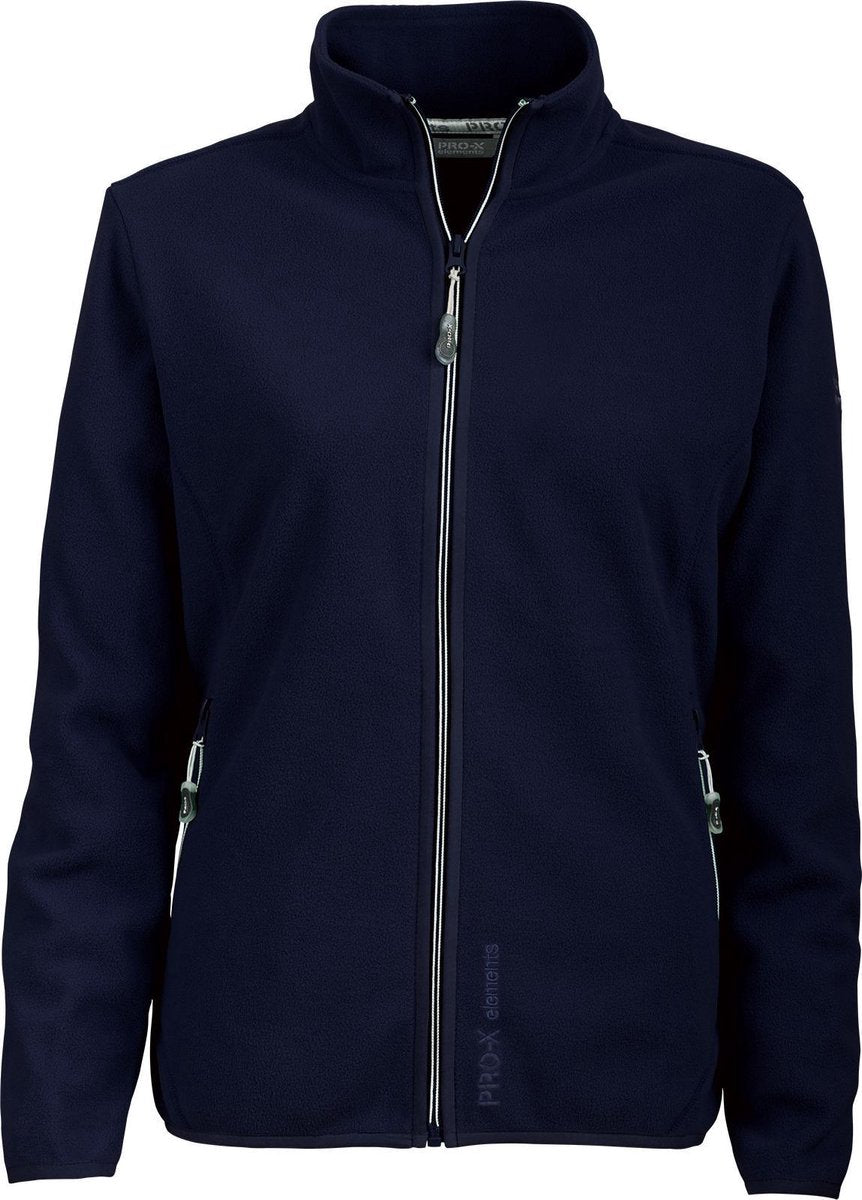 Pro-x Elements Fleecevest Britta Dames Polyester Navy Maat 44