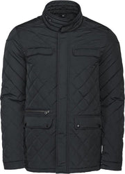 Harvest Huntingview Quilted Jas Heren 2111030 Zwart - Maat XXL