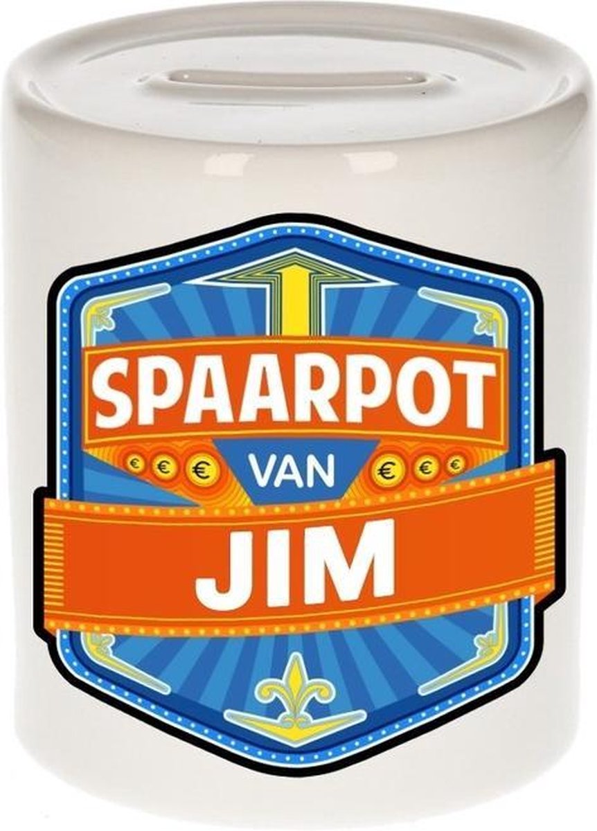 Kinder spaarpot voor Jim