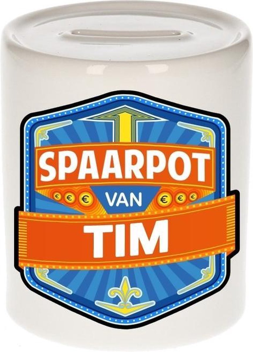 Kinder spaarpot voor Tim