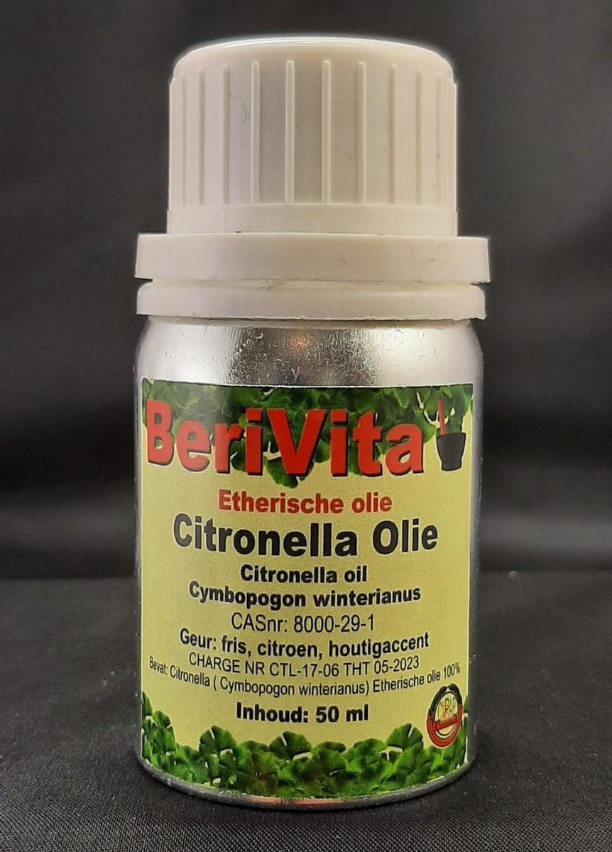 Citronella Olie 100% 50ml - Etherische Olie