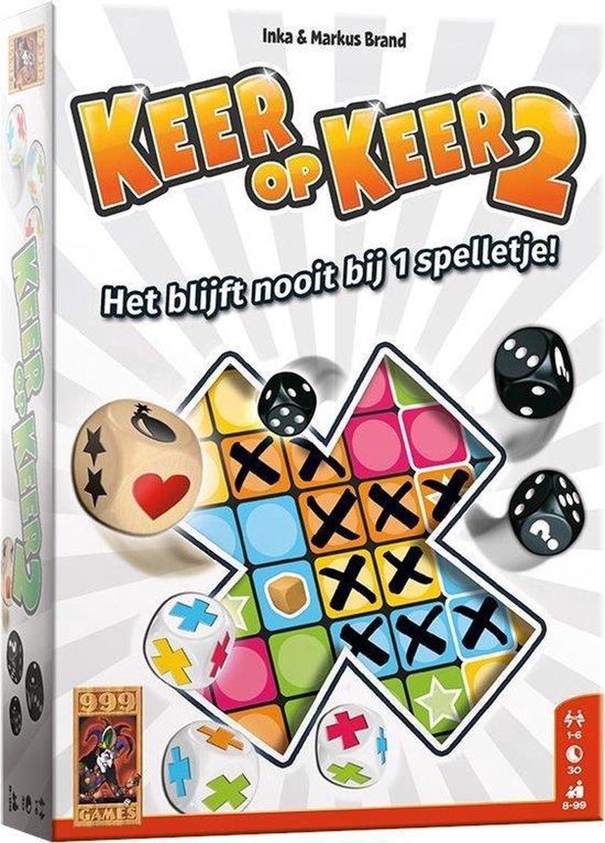 Keer op Keer 2 - Dobbelspel - 999 Games