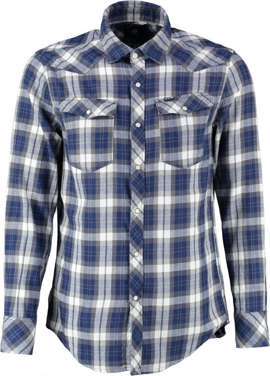 G-star stevig zacht slim fit overhemd - Maat S