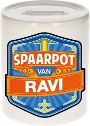 Kinder spaarpot voor Ravi