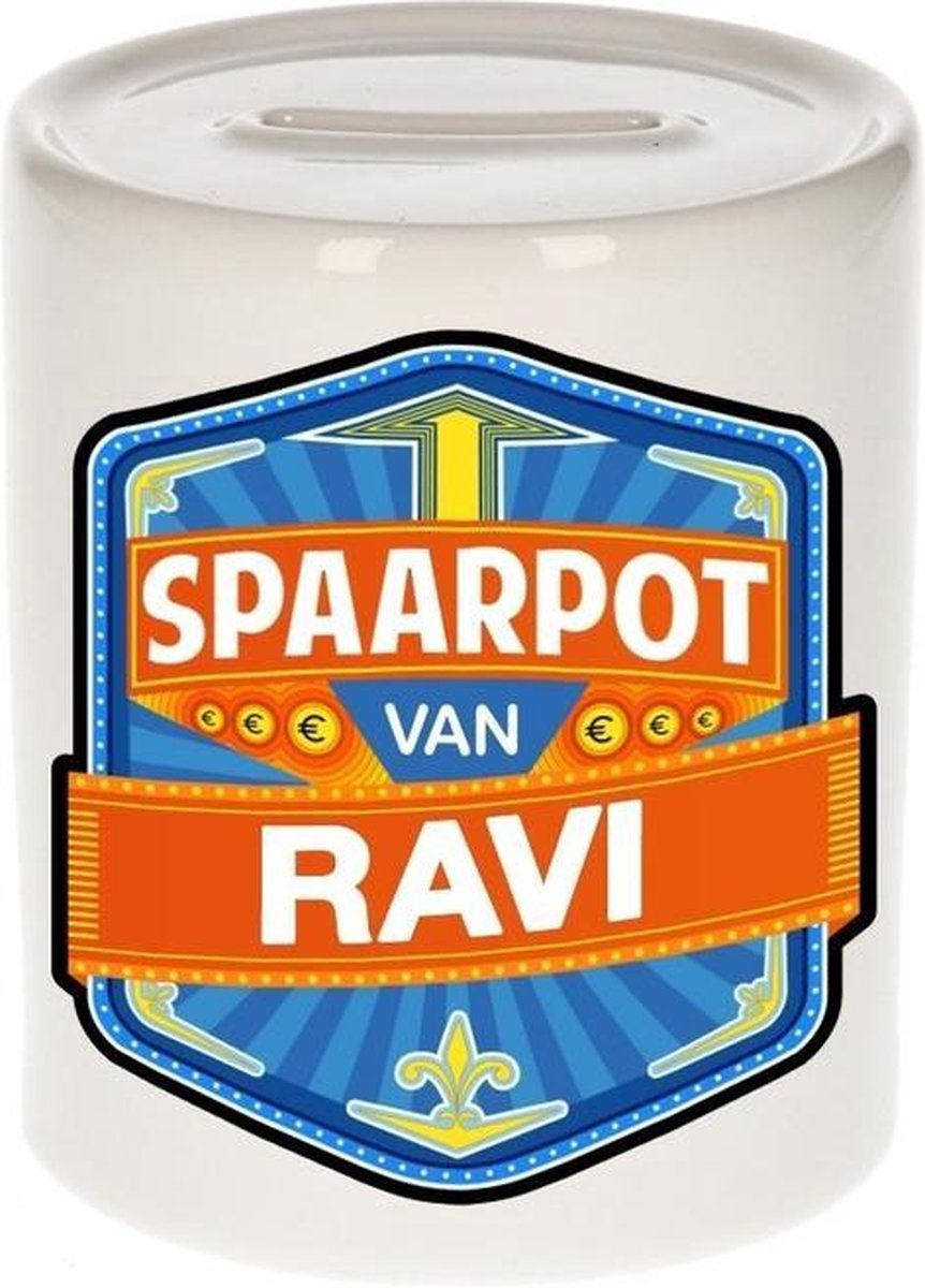 Kinder spaarpot voor Ravi