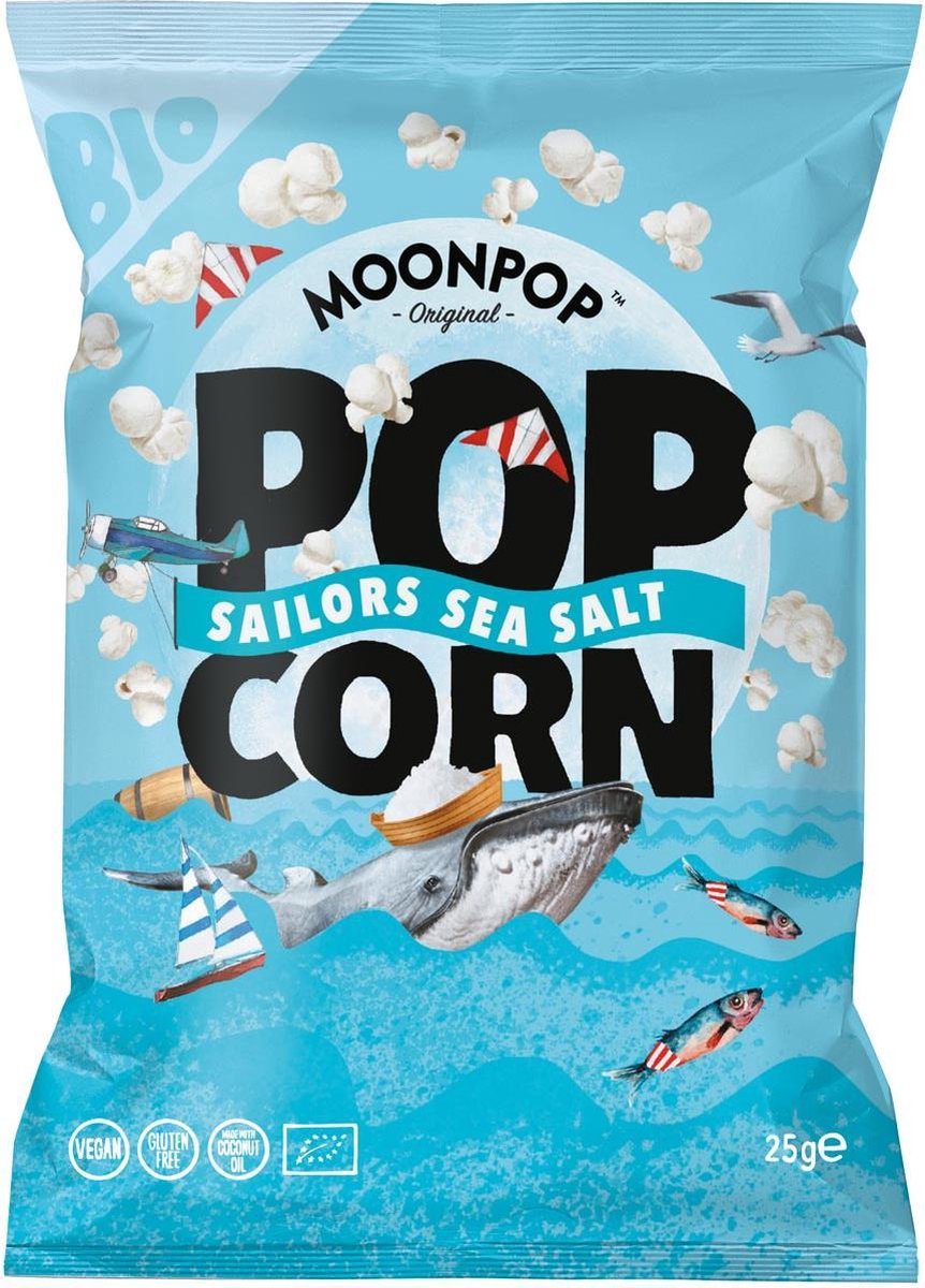Moonpop Popcorn sea salt