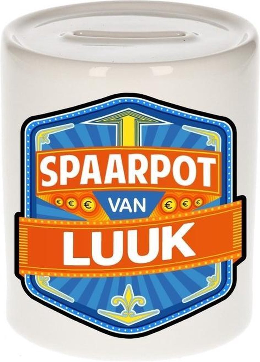 Kinder spaarpot voor Luuk