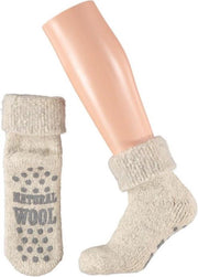 Apollo - 45% Wol - Huissokken Dames - Huissokken Heren - Grijs - Maat 35-38
