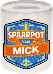 Kinder spaarpot voor Mick
