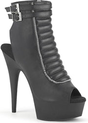 Pleaser Plateau Laarzen -36 Shoes- DELIGHT-600-18 US 6 Zwart