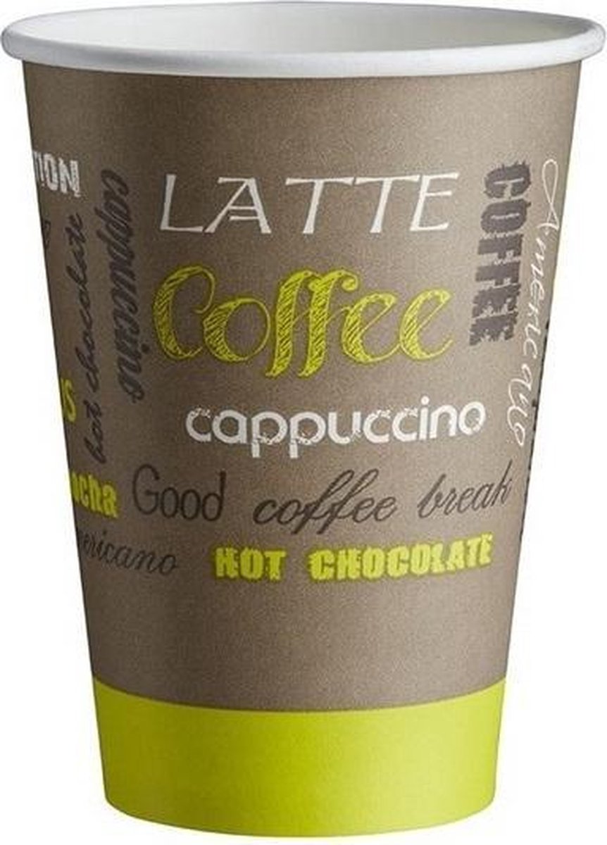 Koffie bekers karton Limetta 180cc/7oz - 2.500 stuks.