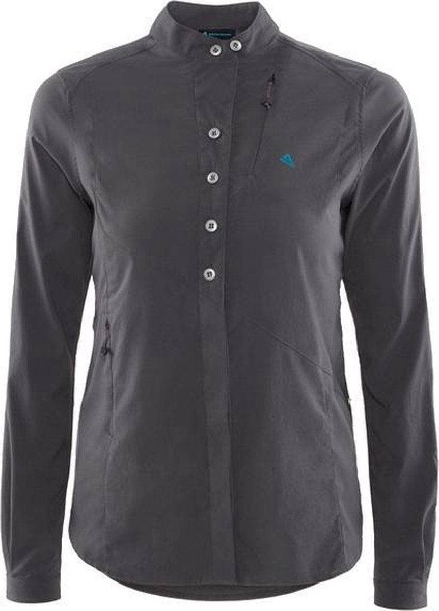 Klättermusen Outdoorblouse Tyr Dames Polyamide Antraciet Mt M