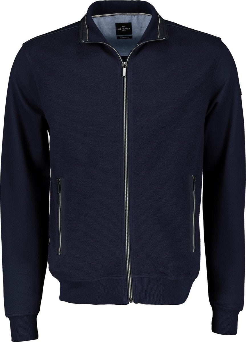 Jac Hensen Vest - Modern Fit - Blauw - 6XL Grote Maten