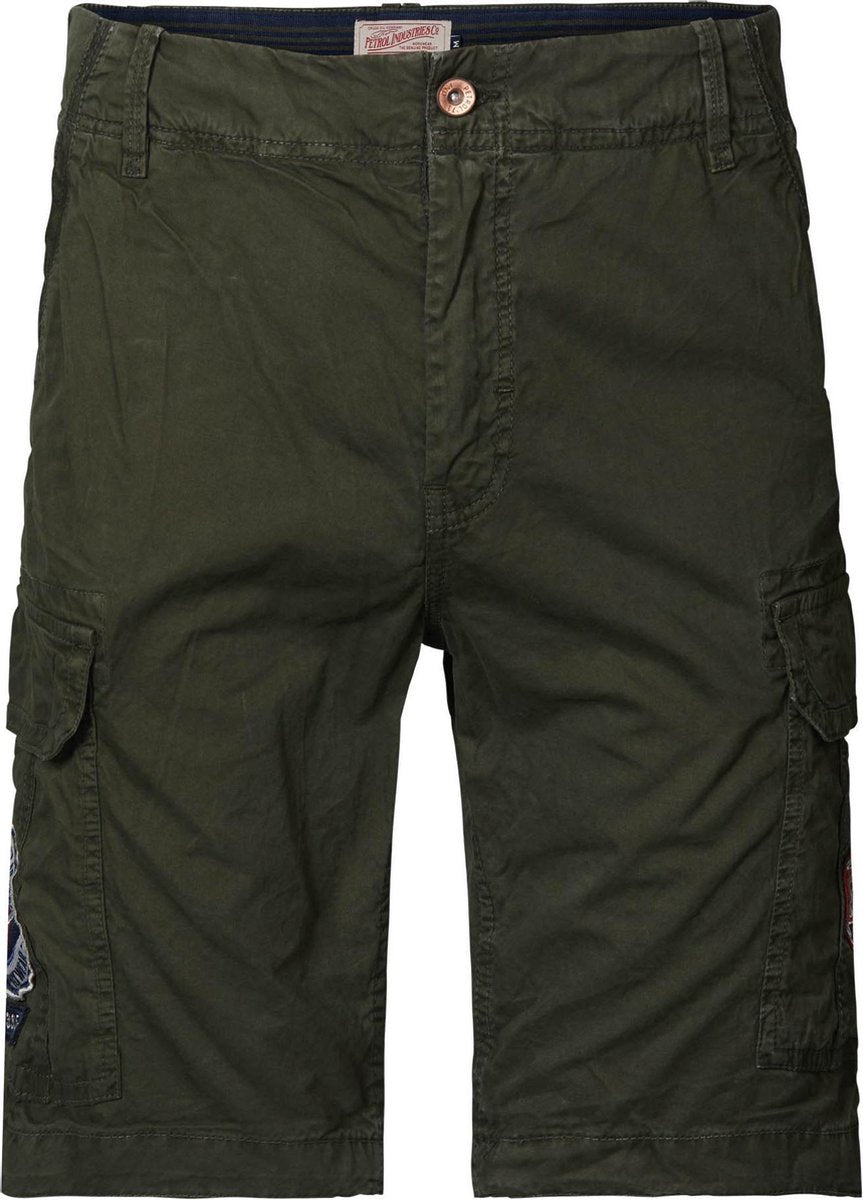Petrol Industries - Heren Cargo short - Groen - Maat S
