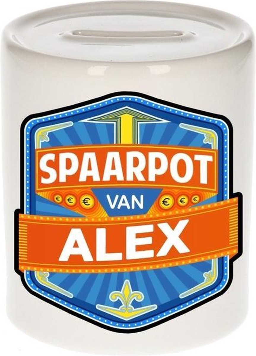 Kinder spaarpot voor Alex