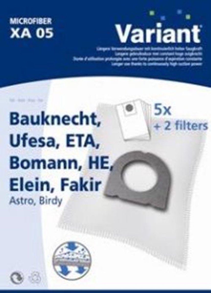 Stofzuigerzakken Bauknecht