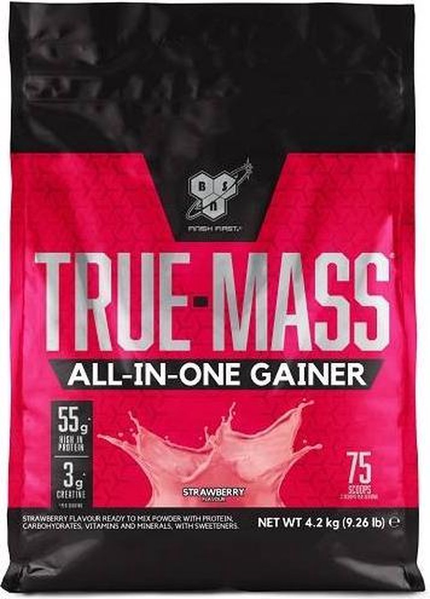 True Mass All-in-One Gainer 4200gr Aardbei