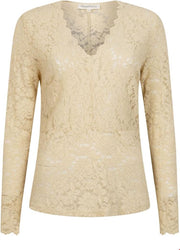Tramontana Top Lace Champagne - M
