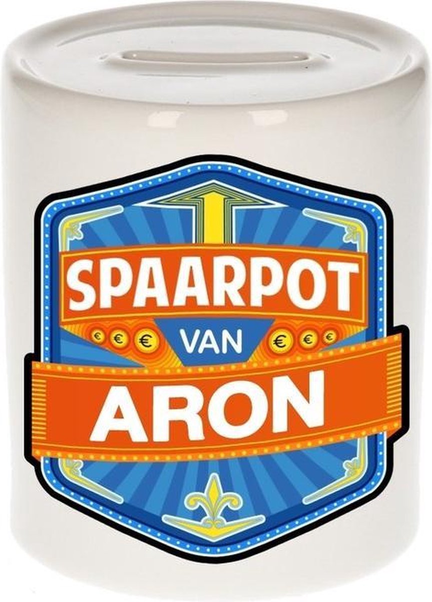 Kinder spaarpot voor Aron