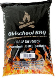 OldschoolBBQ Premium Barbecue pellets Cherry - Kersen 9 kg voor pellet BBQ