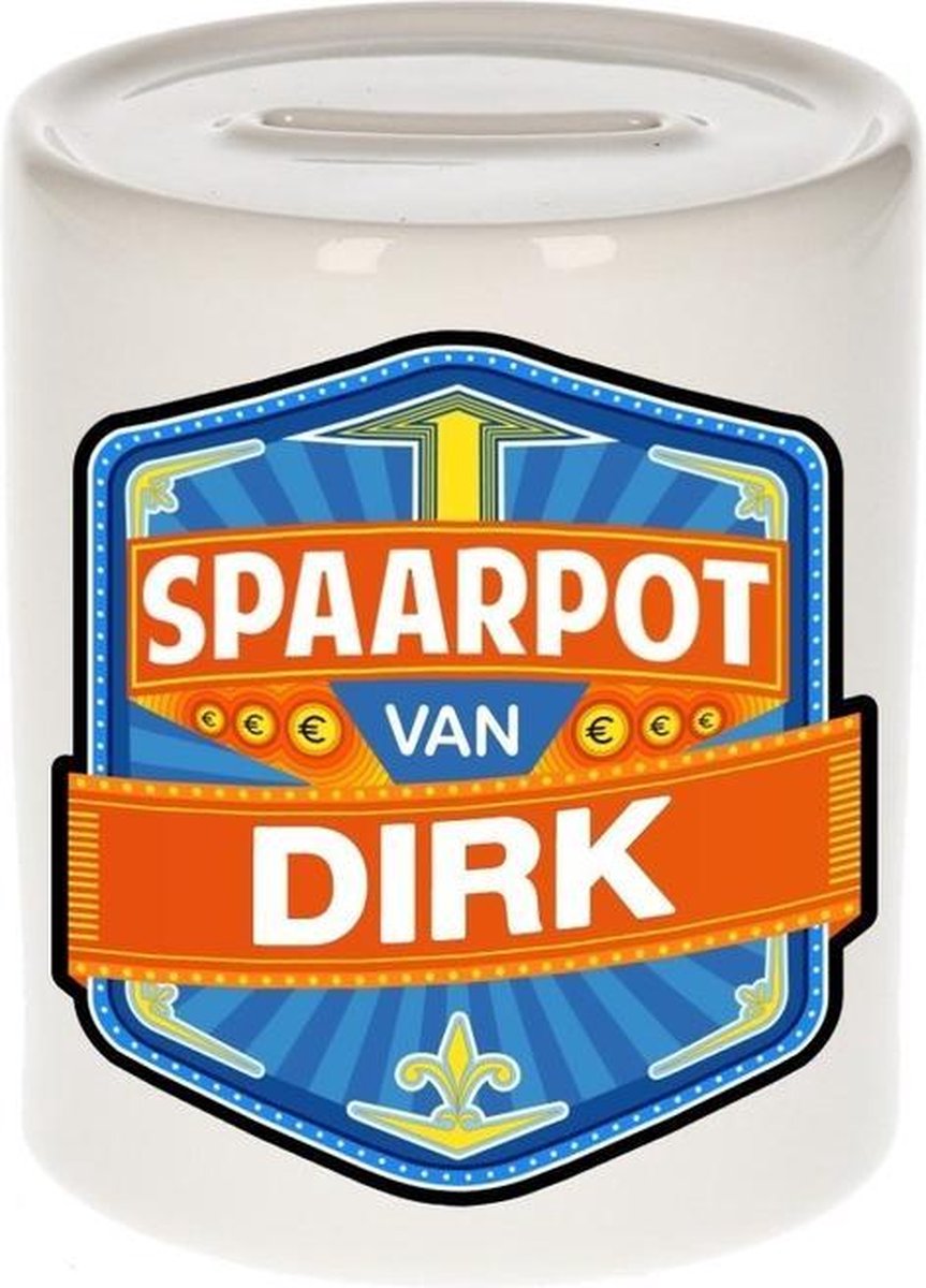 Kinder spaarpot voor Dirk