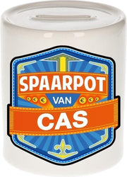 Kinder spaarpot voor Cas