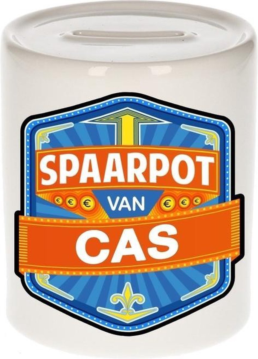 Kinder spaarpot voor Cas