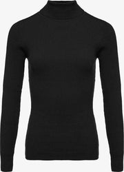 TwoDay dames rib coltrui - Zwart - Maat 3XL