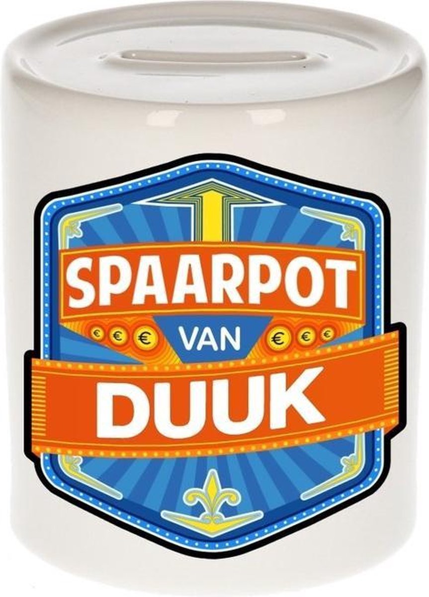 Kinder spaarpot voor Duuk