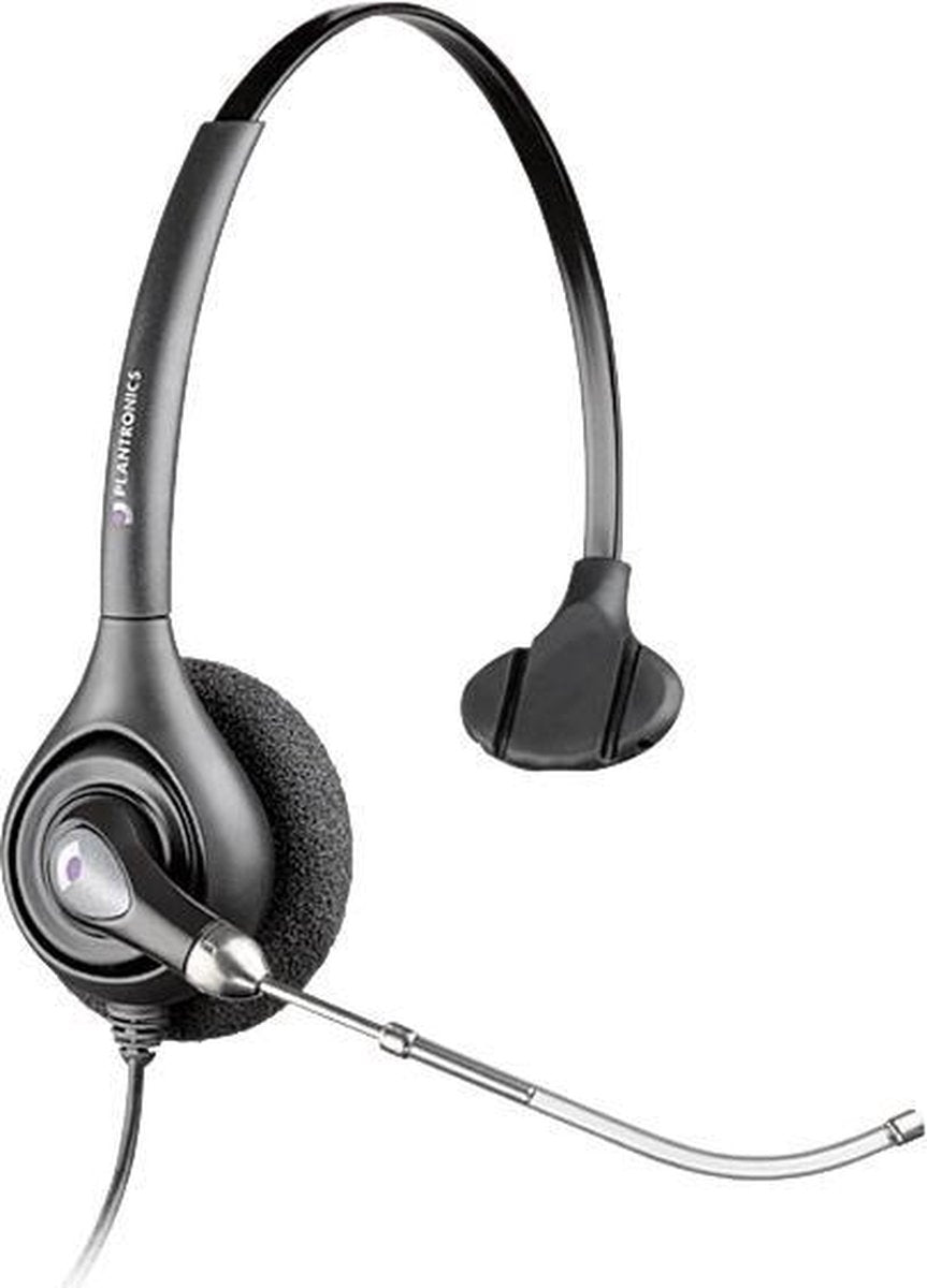 Plantronics SupraPlus Monauraal Hoofdband Zwart