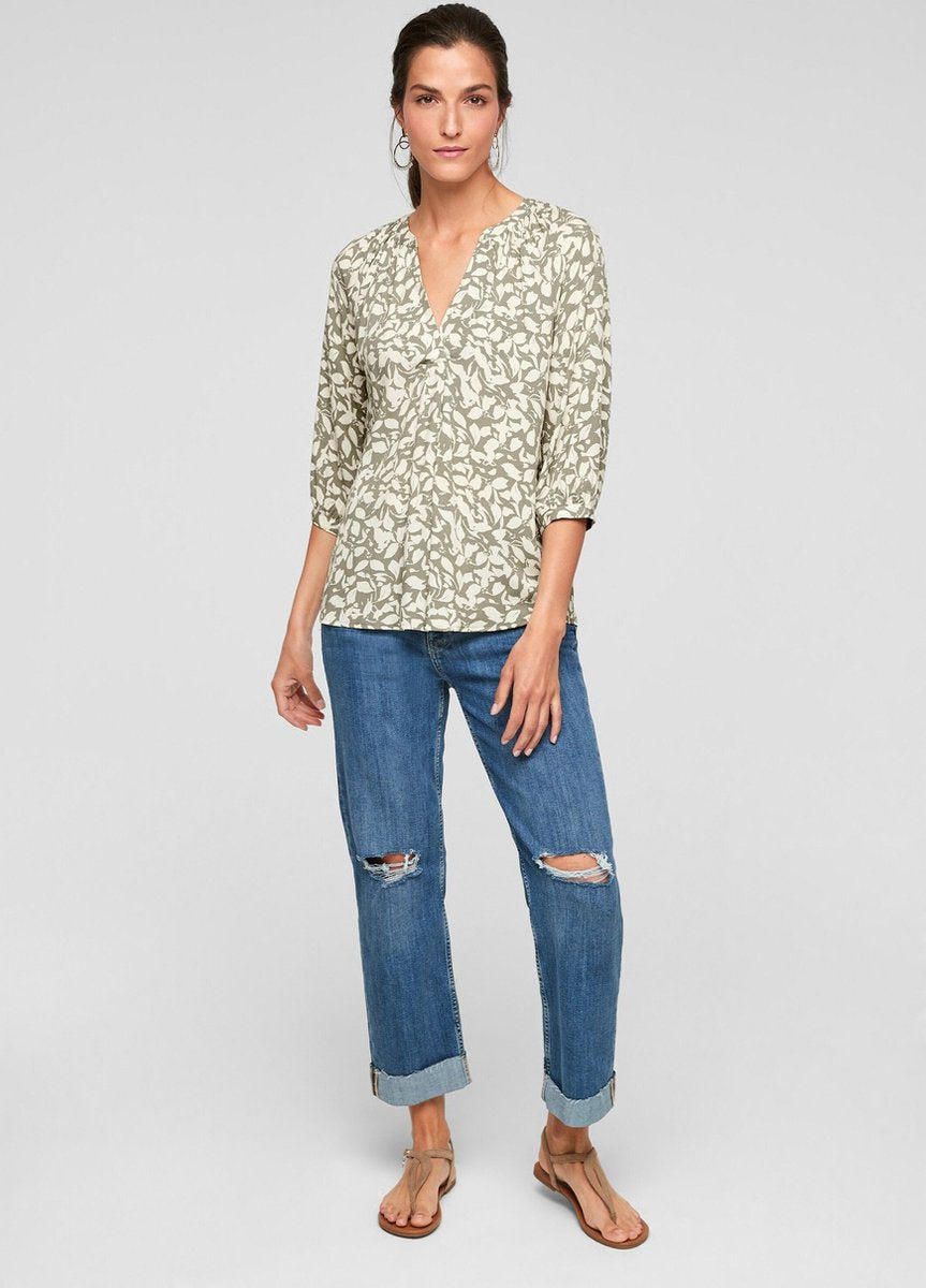 S.oliver blouse Kaki-38 (M)